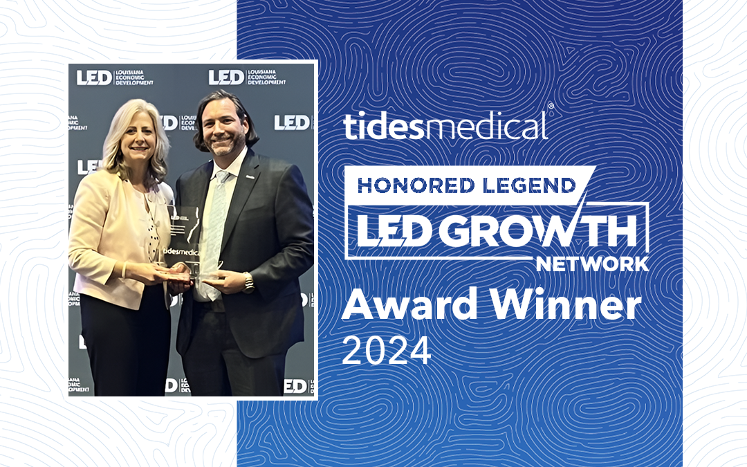 Tides Medical Recognized as Growth Leader Legend by Louisiana Economic Development