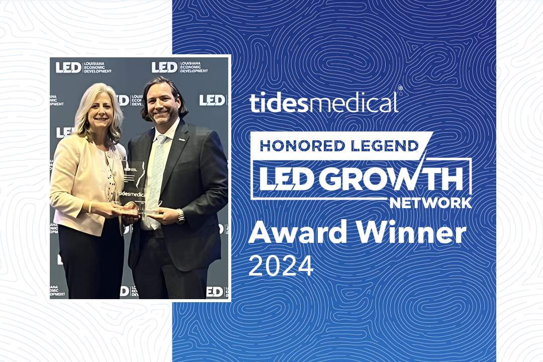 Tides Medical Recognized as Growth Leader Legend by Louisiana Economic Development