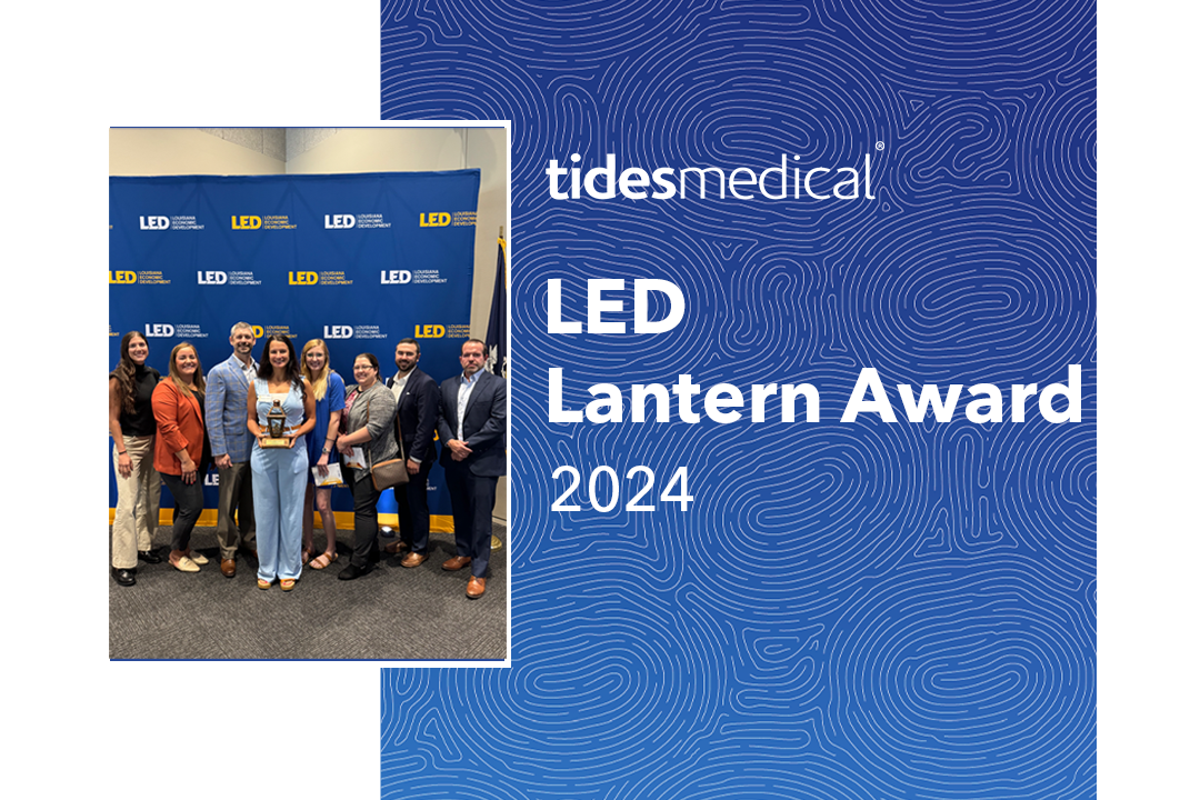 Tides Medical Receives Annual Lantern Award Through Louisiana Economic Development