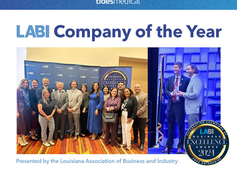 Tides Medical Receives Company of the Year Award from LABI