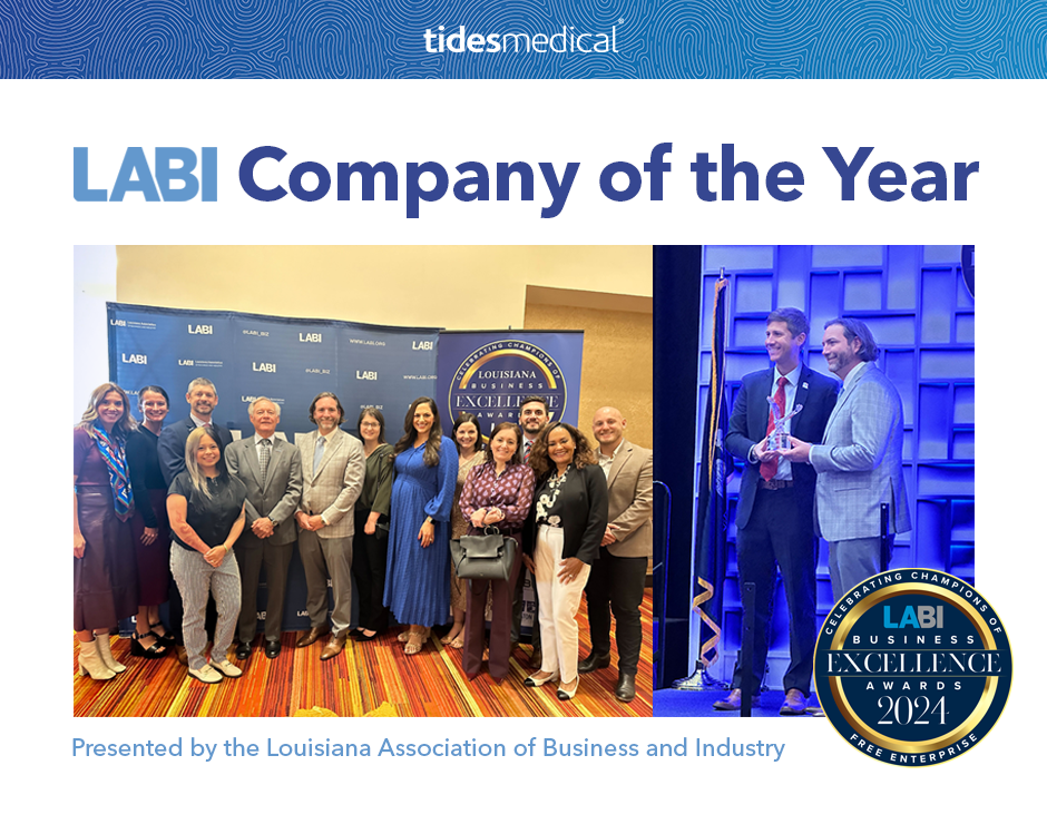 Tides Medical Receives Company of the Year Award from LABI